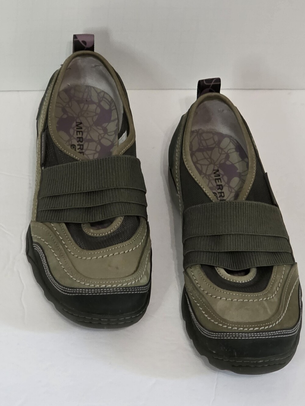 Womens Merrell Mimosa Band  Dusty Olive Slip On Shoes SZ 7 US/37.5 EU